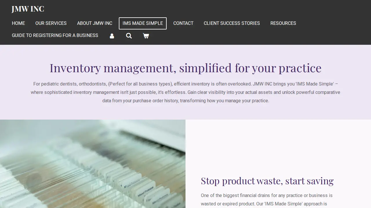 JMW-INC page