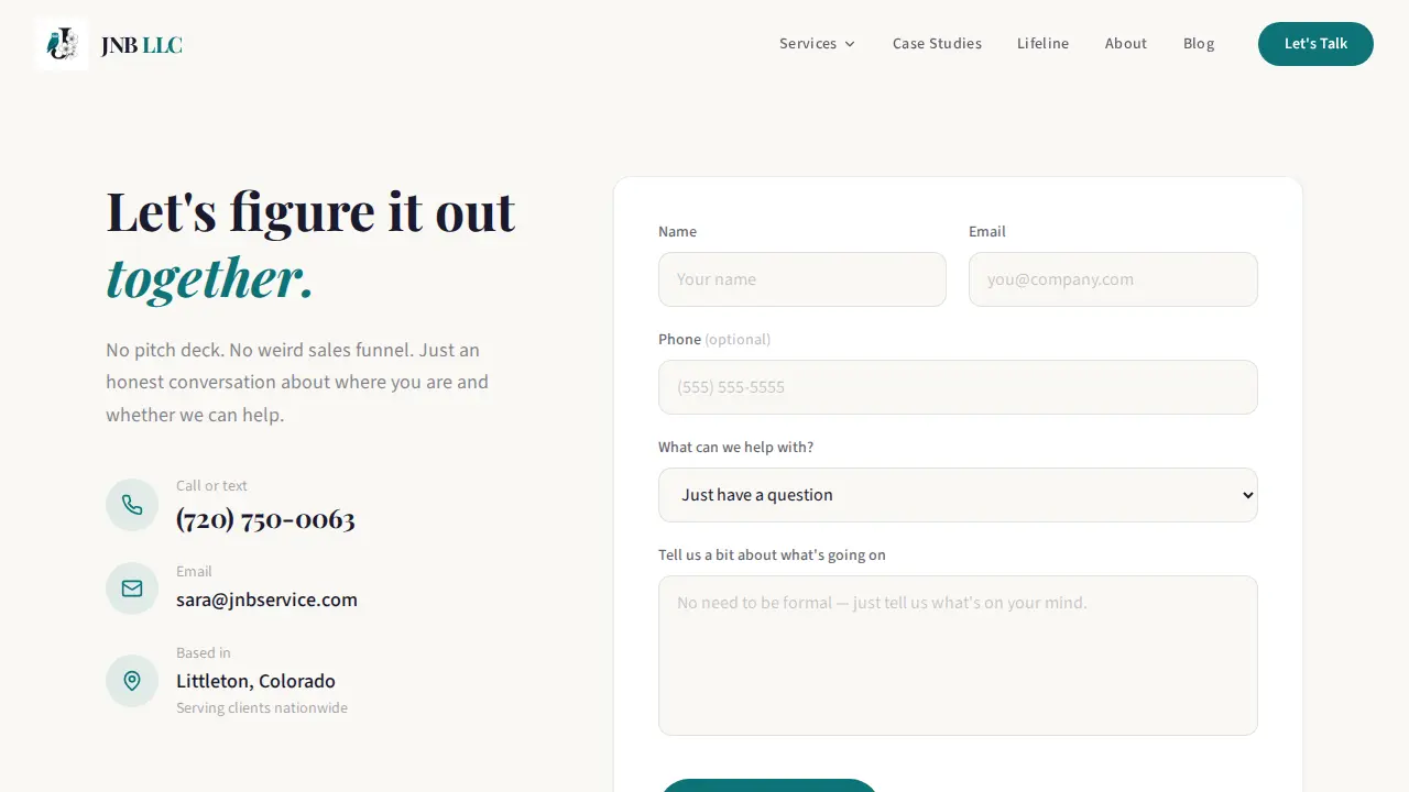 JNB LLC page