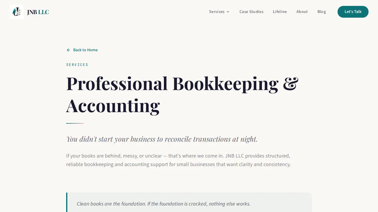 JNB LLC page