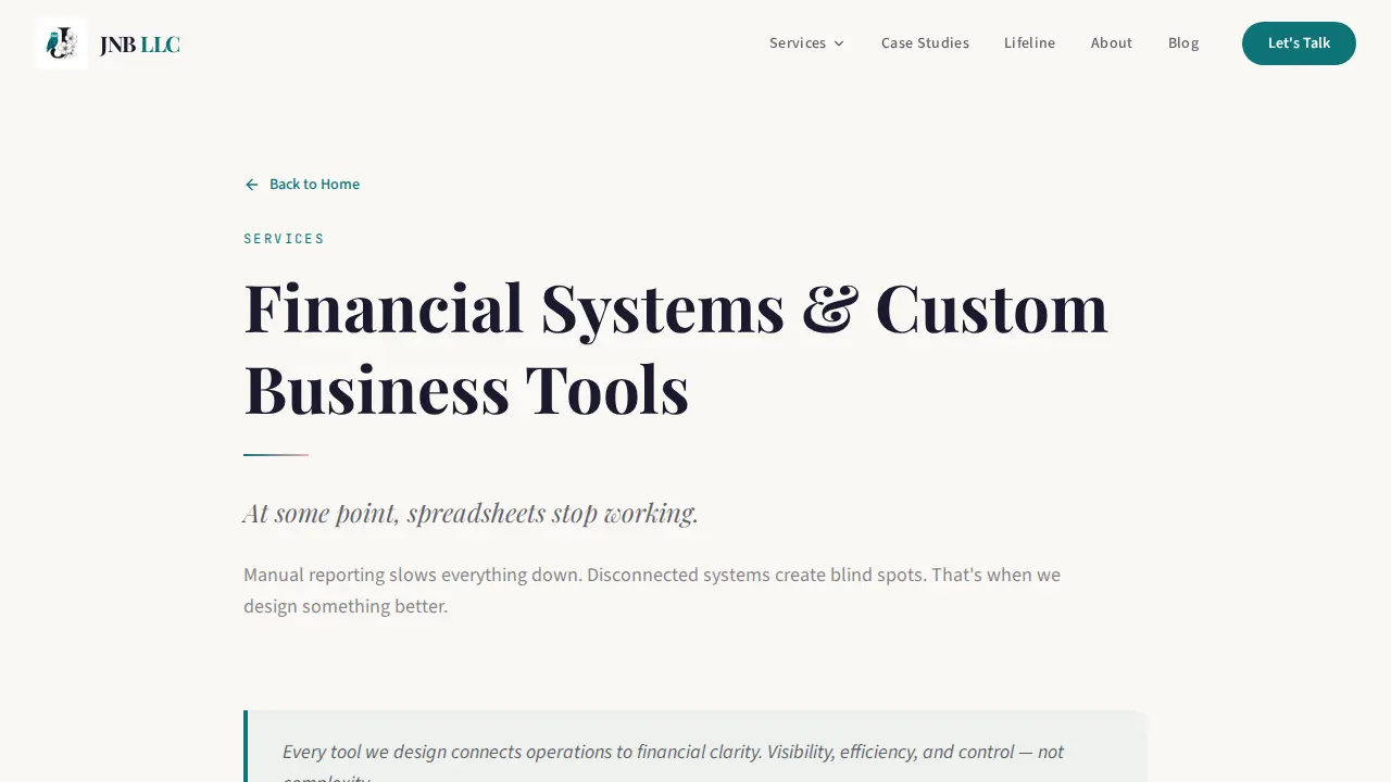 JNB LLC page