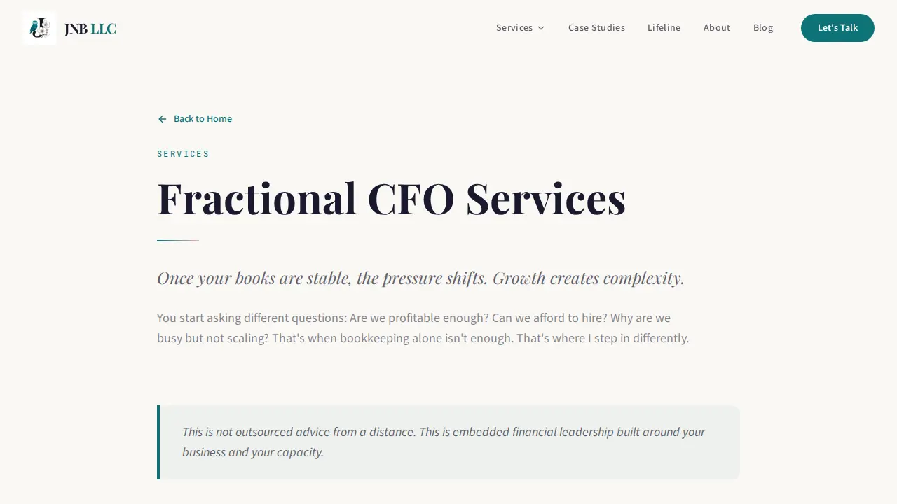 JNB LLC page