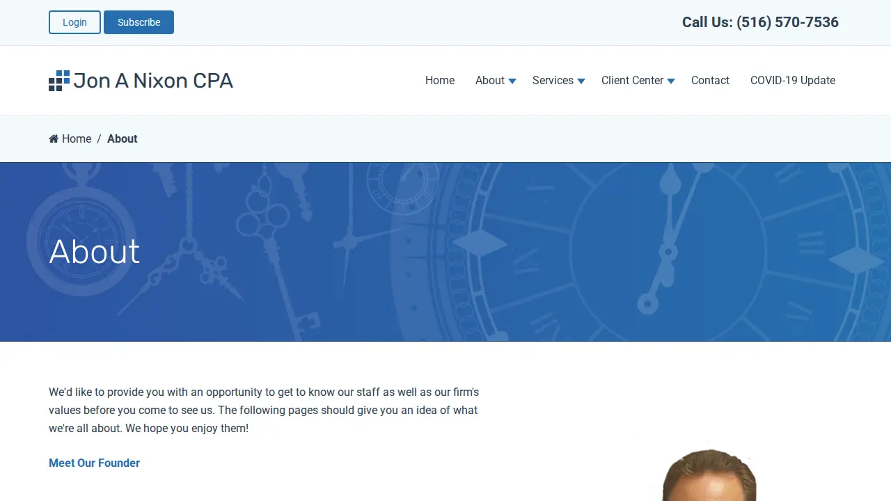Jon A Nixon CPA page