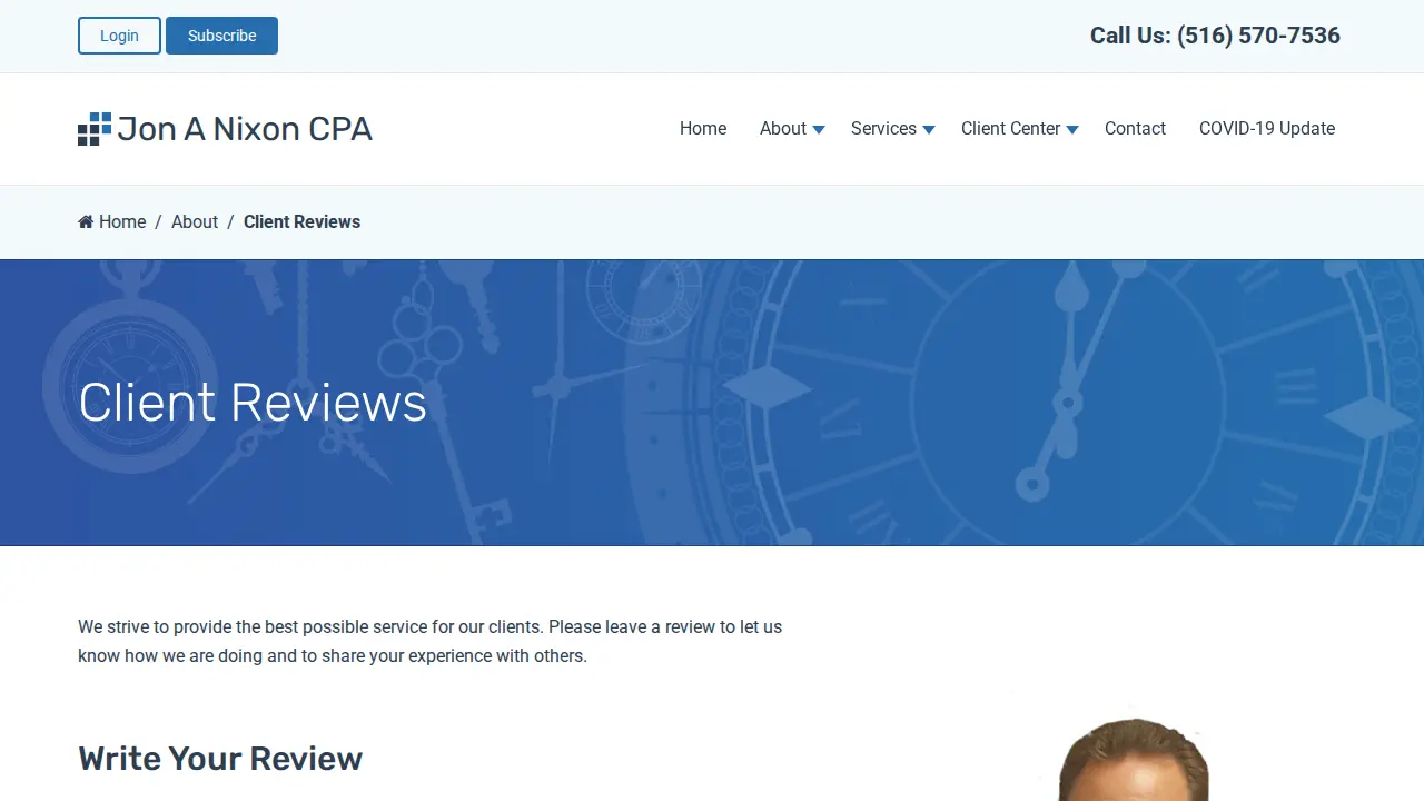 Jon A Nixon CPA page