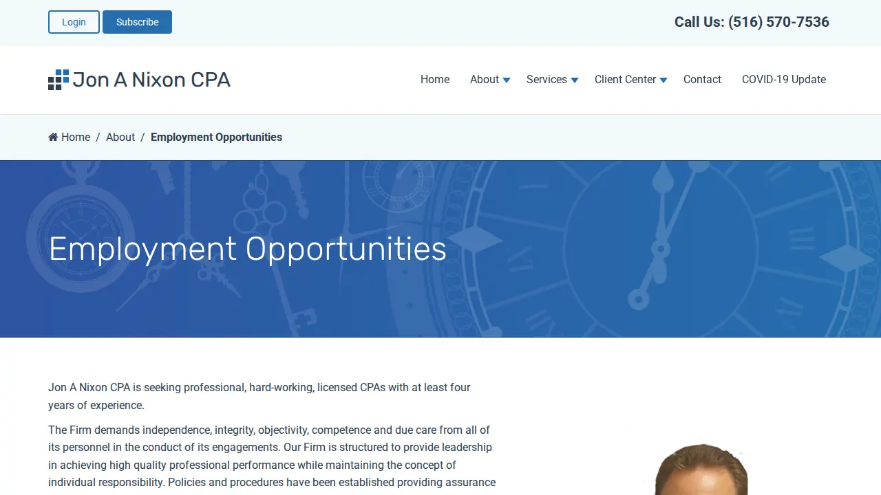 Jon A Nixon CPA page