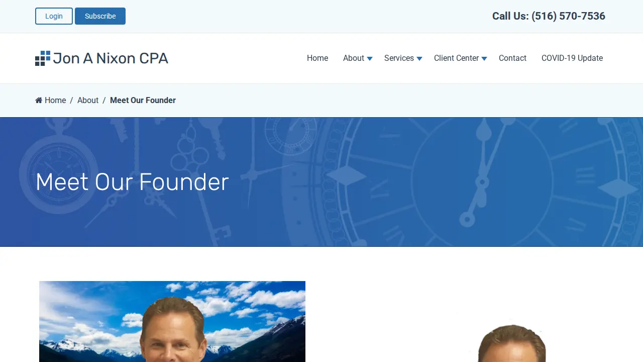 Jon A Nixon CPA page