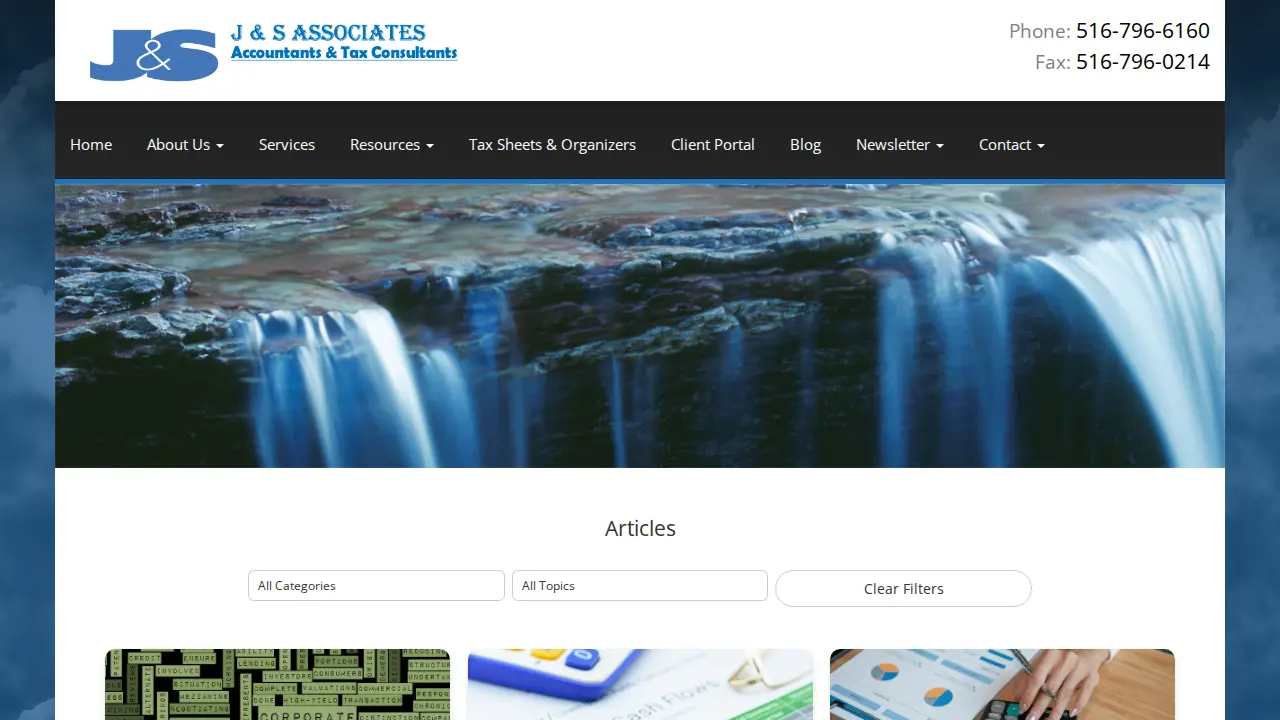 J & S Associates Inc page