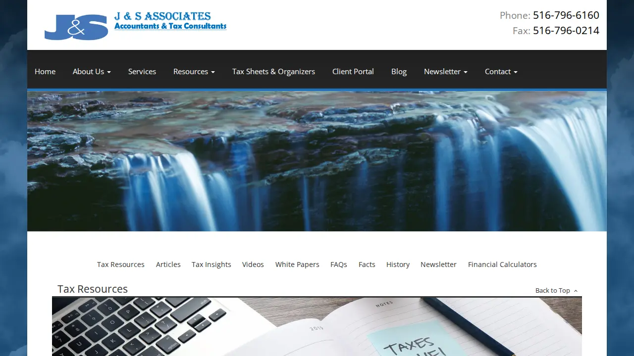 J & S Associates Inc page