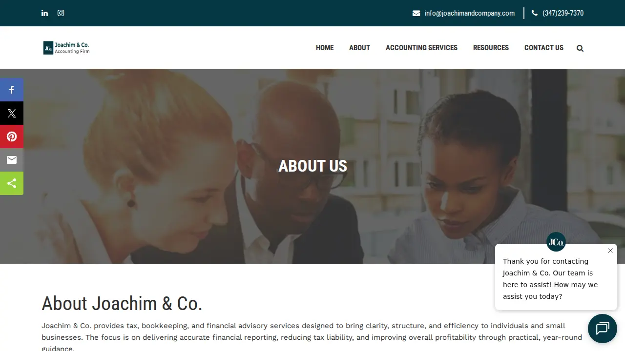 Joachim & Co. page