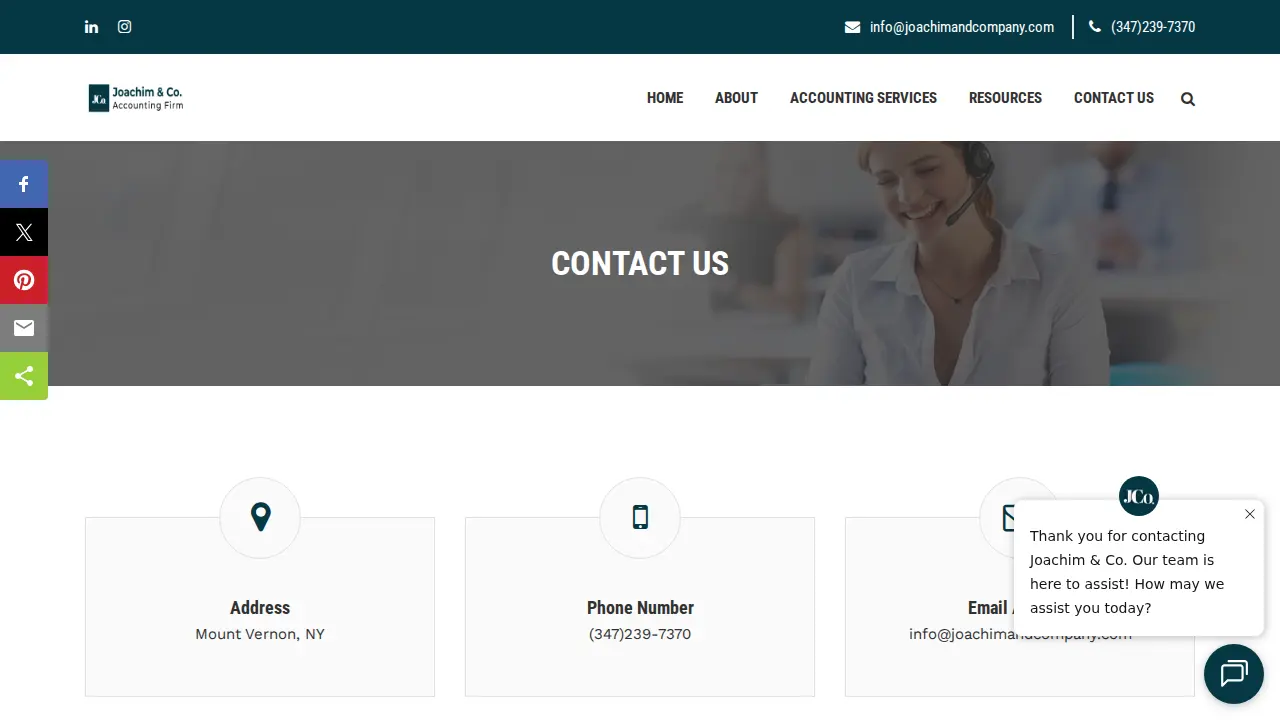 Joachim & Co. page
