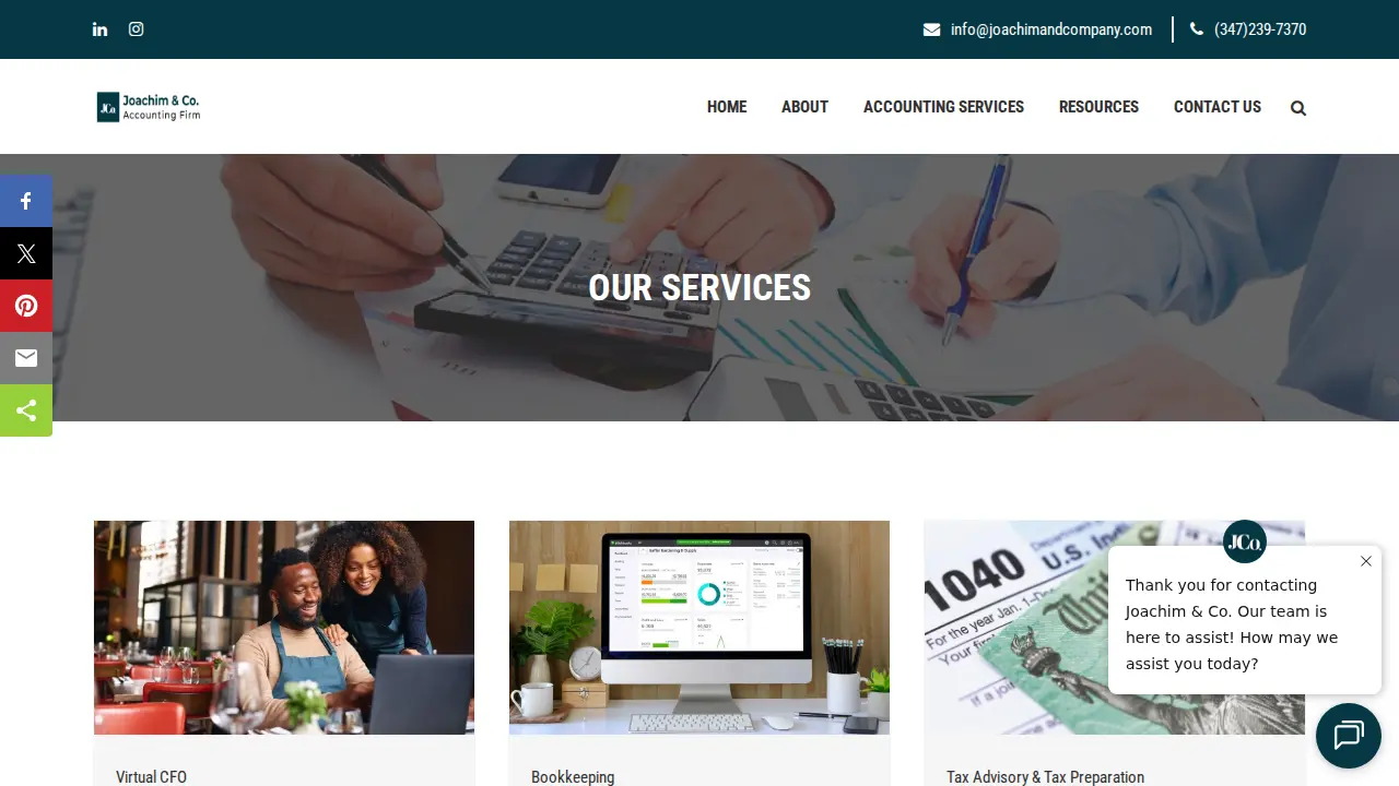 Joachim & Co. page