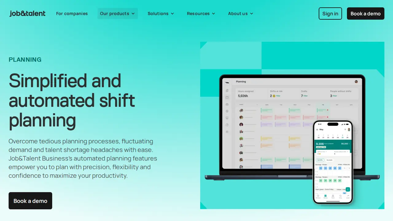Job&Talent page