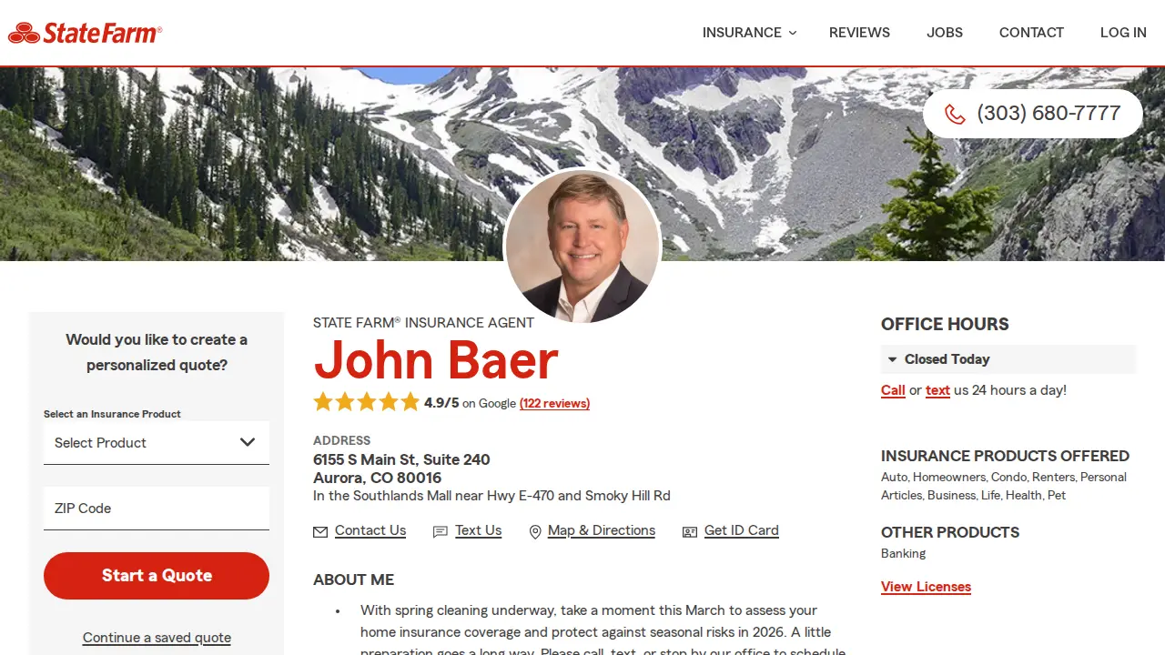 John Baer - State Farm Insurance Agent
