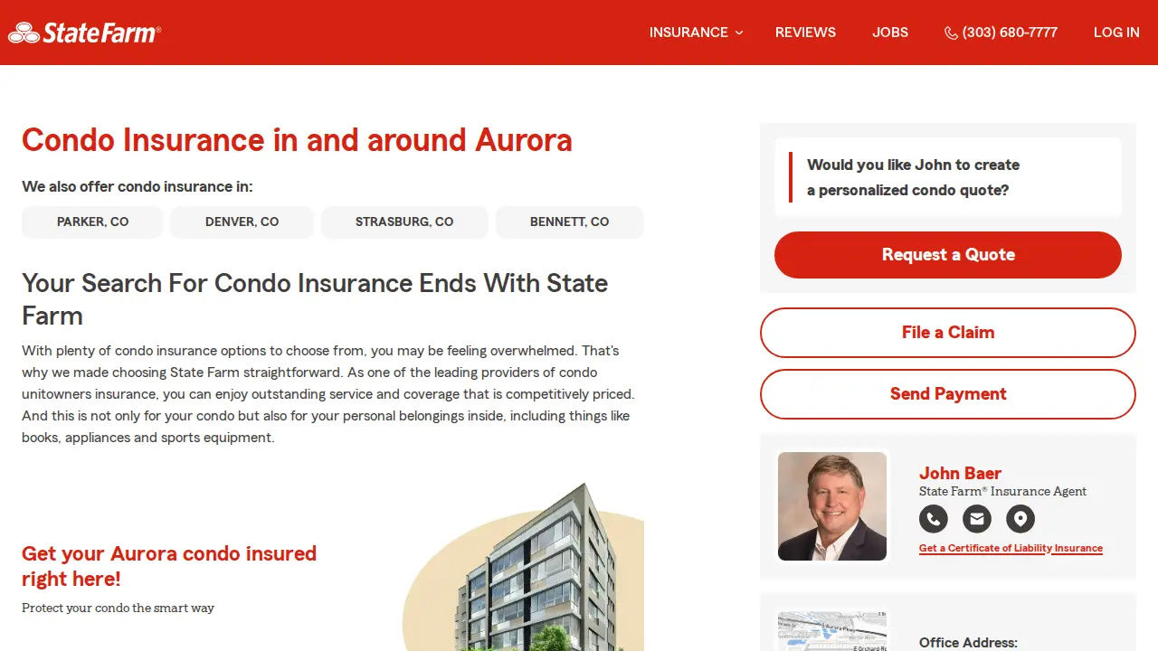 John Baer - State Farm Insurance Agent page