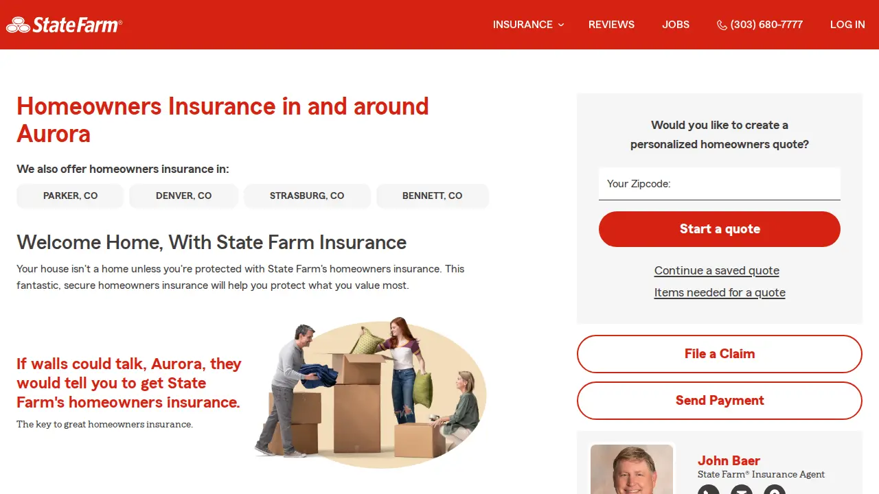 John Baer - State Farm Insurance Agent page