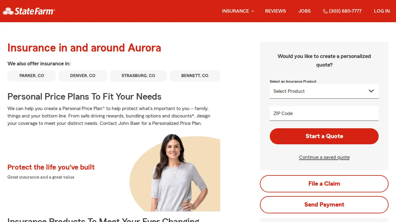 John Baer - State Farm Insurance Agent page