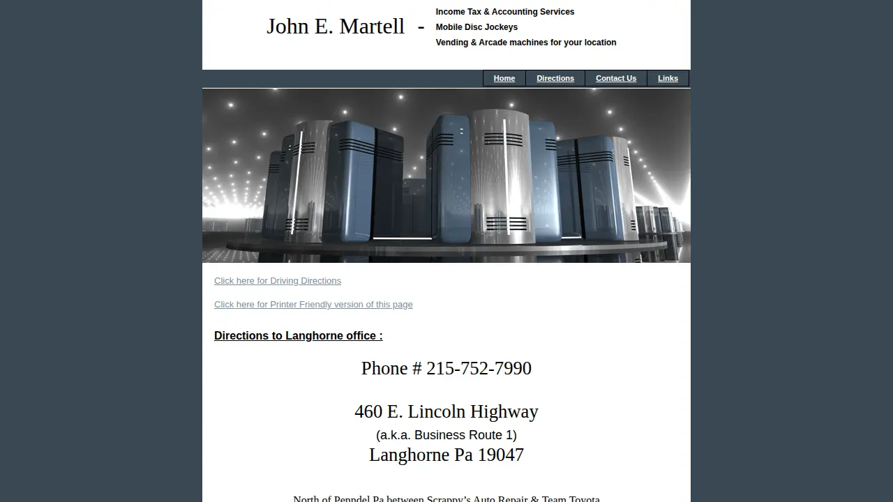 Martell John E page