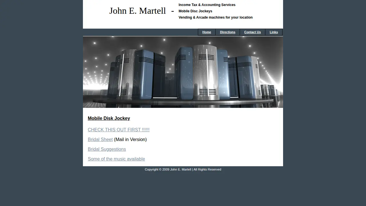 Martell John E page