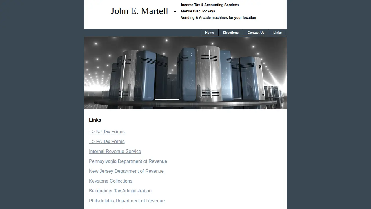 Martell John E page
