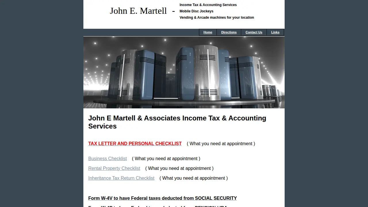 Martell John E page