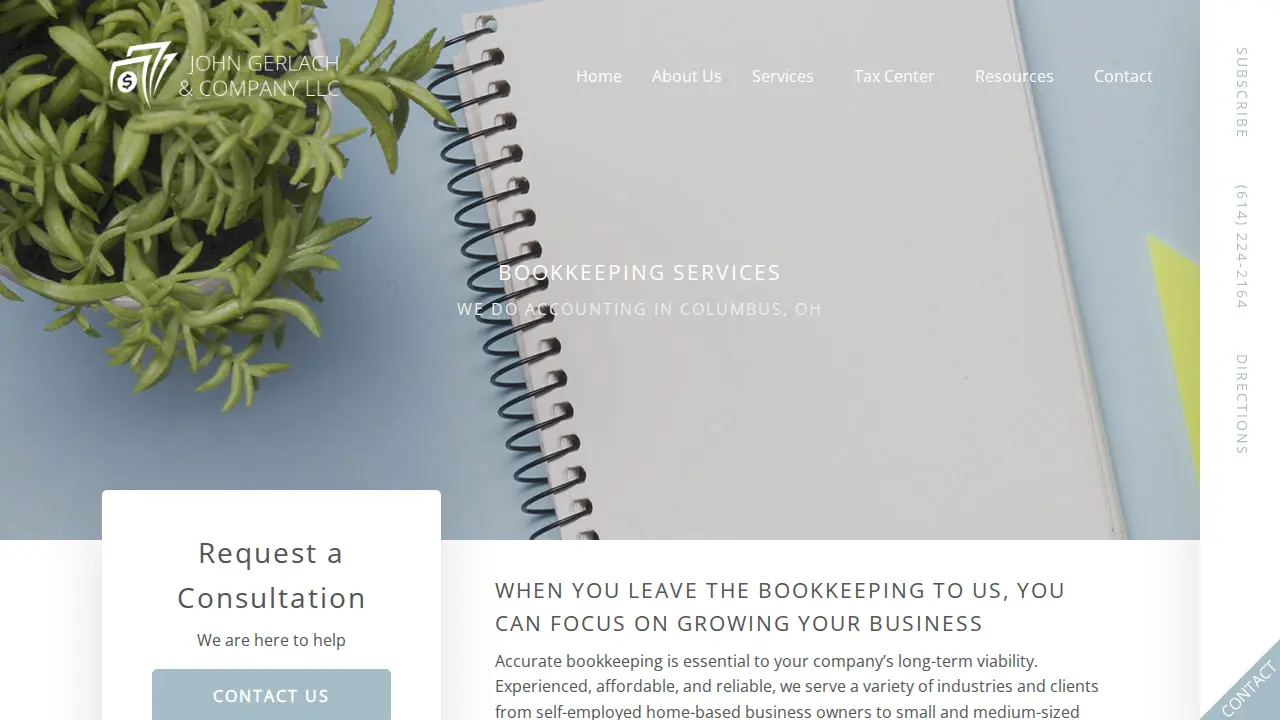 John Gerlach & Company LLC page