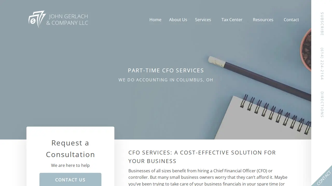 John Gerlach & Company LLC page