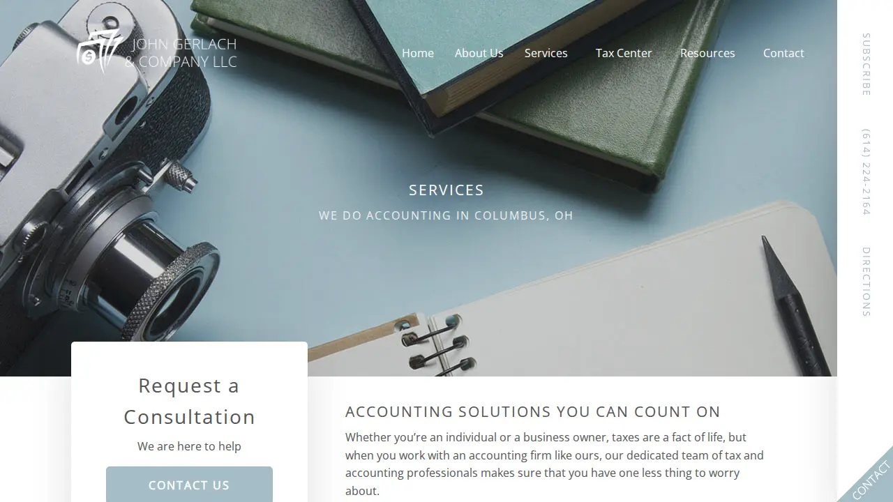 John Gerlach & Company LLC page