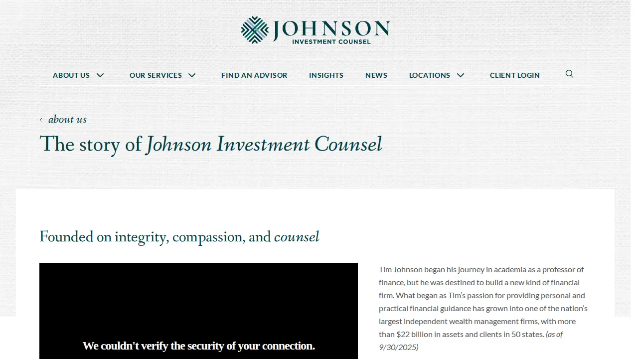 Johnson Investment Counsel page