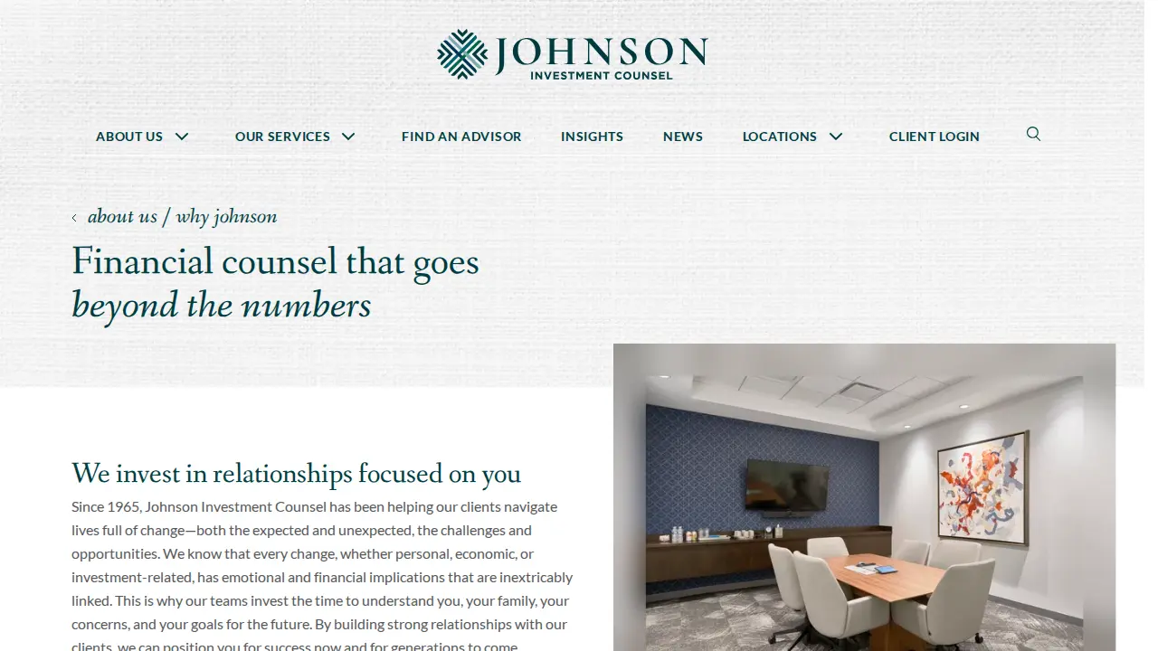 Johnson Investment Counsel page