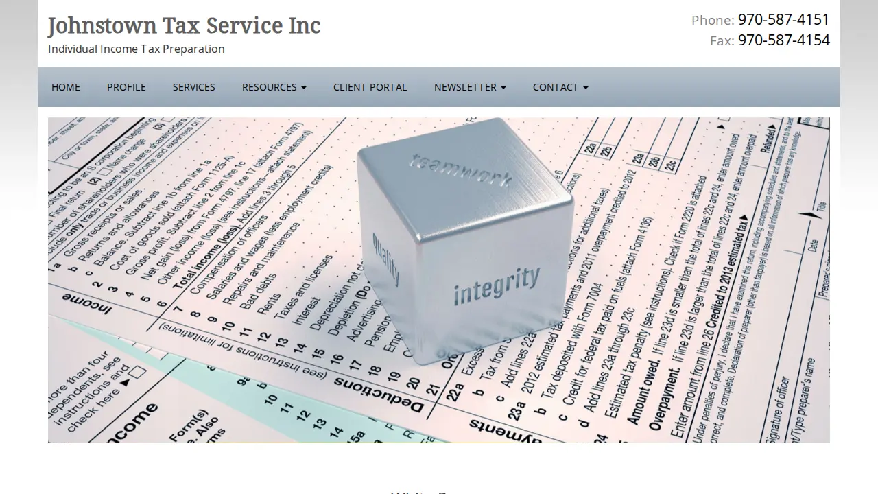 Johntown Tax Services Inc page