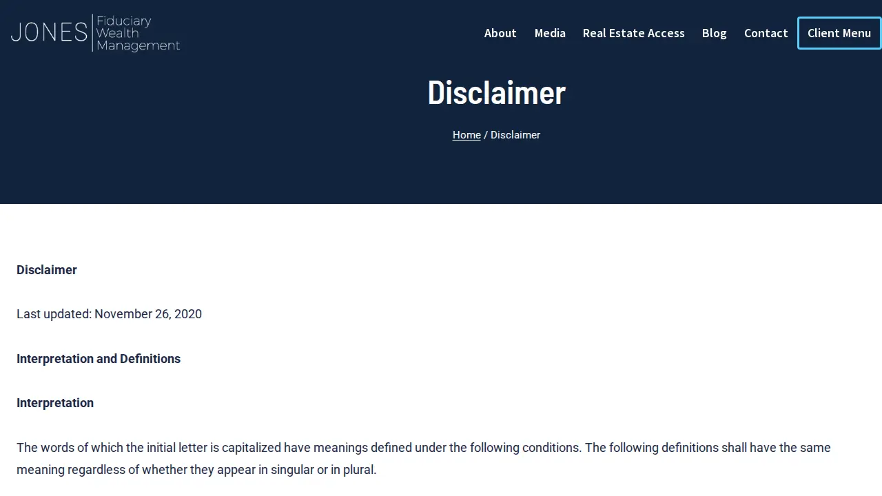 Jones Fiduciary Wealth Management | JFWM Real Estate Access Funds page