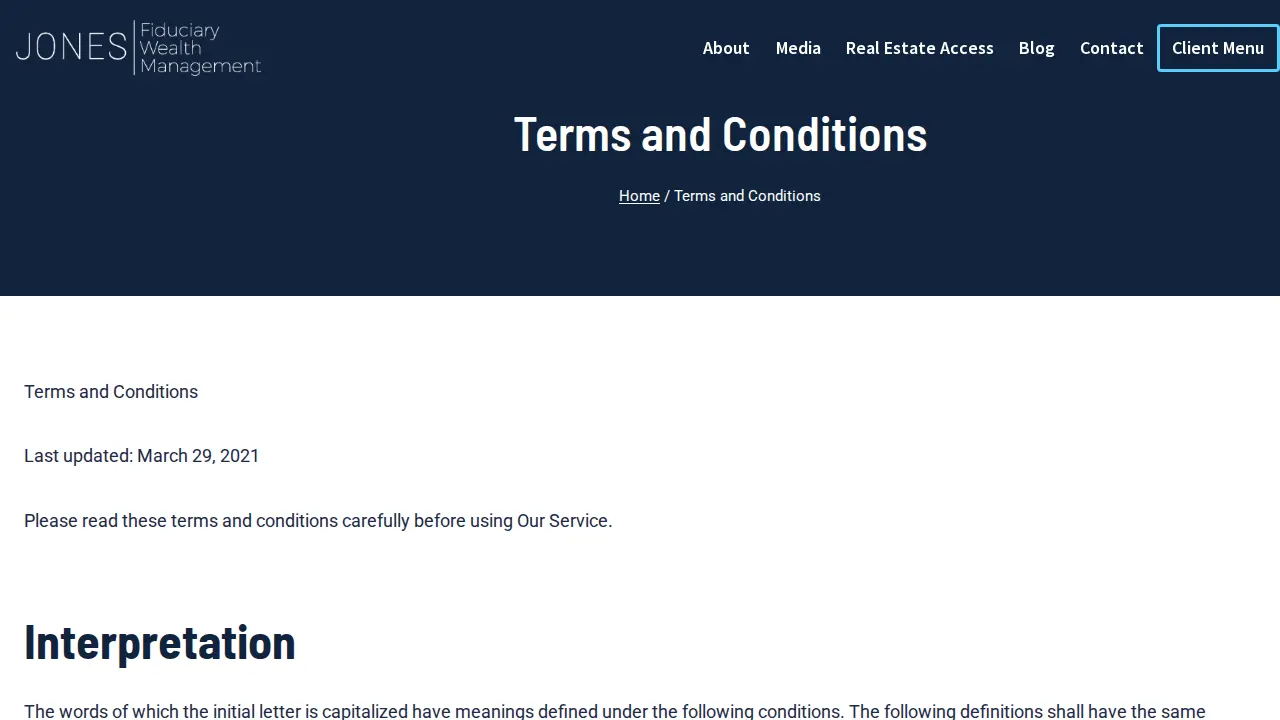 Jones Fiduciary Wealth Management | JFWM Real Estate Access Funds page