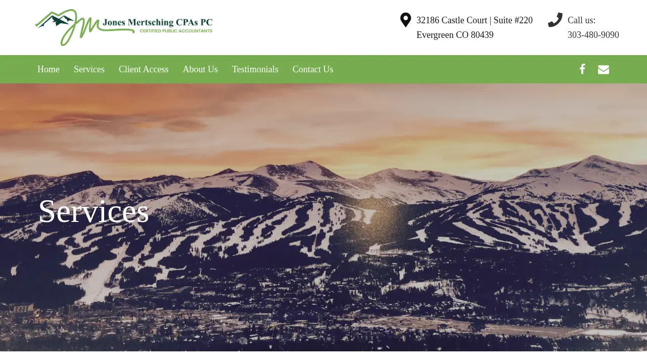 Jones Mertsching CPAs page