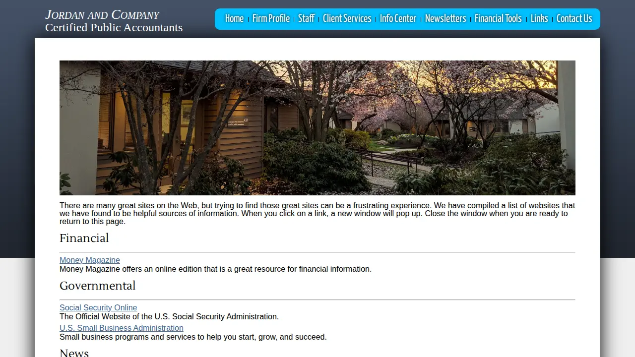 Jordan & Company CPA's page