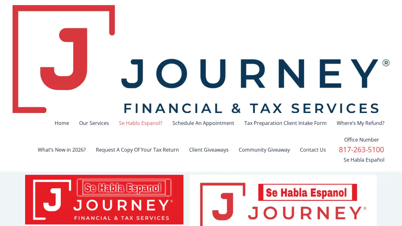 Journey Financial & Tax Services page