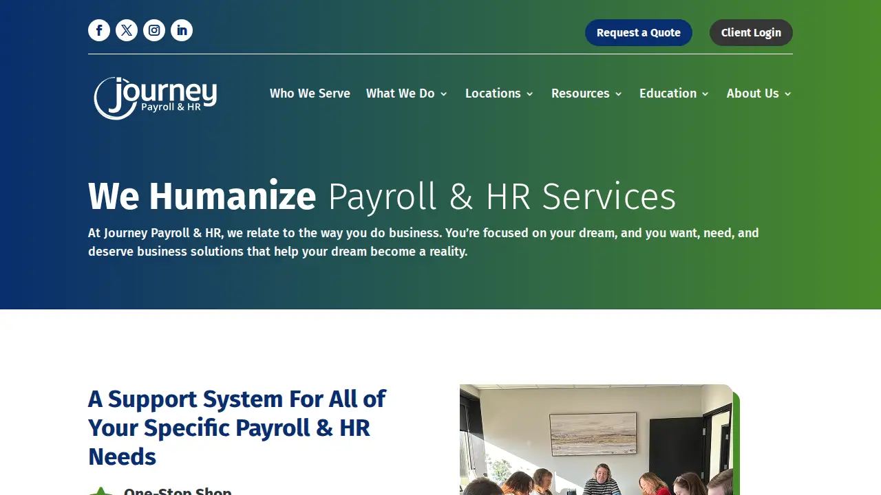 Journey Payroll & HR - NYC page