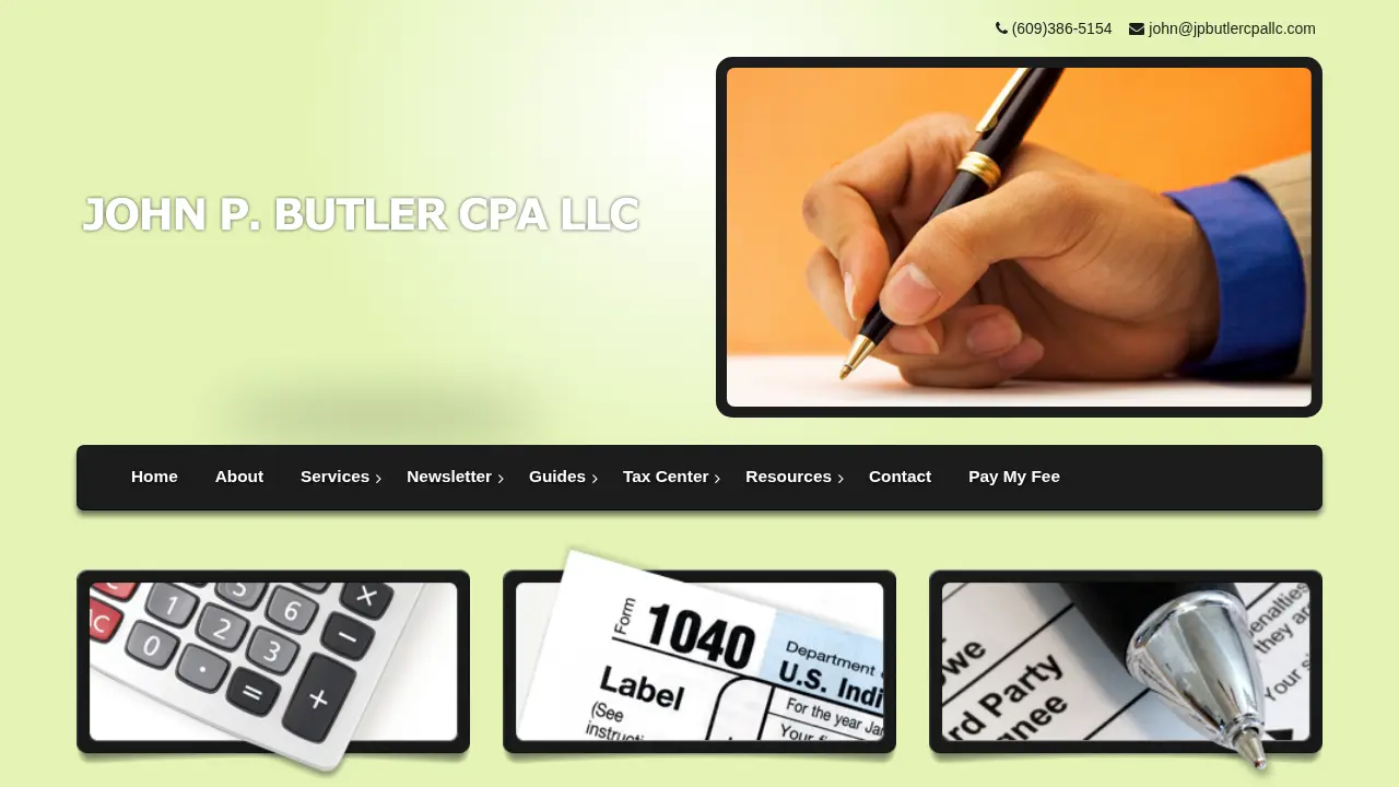 John P. Butler CPA LLC page