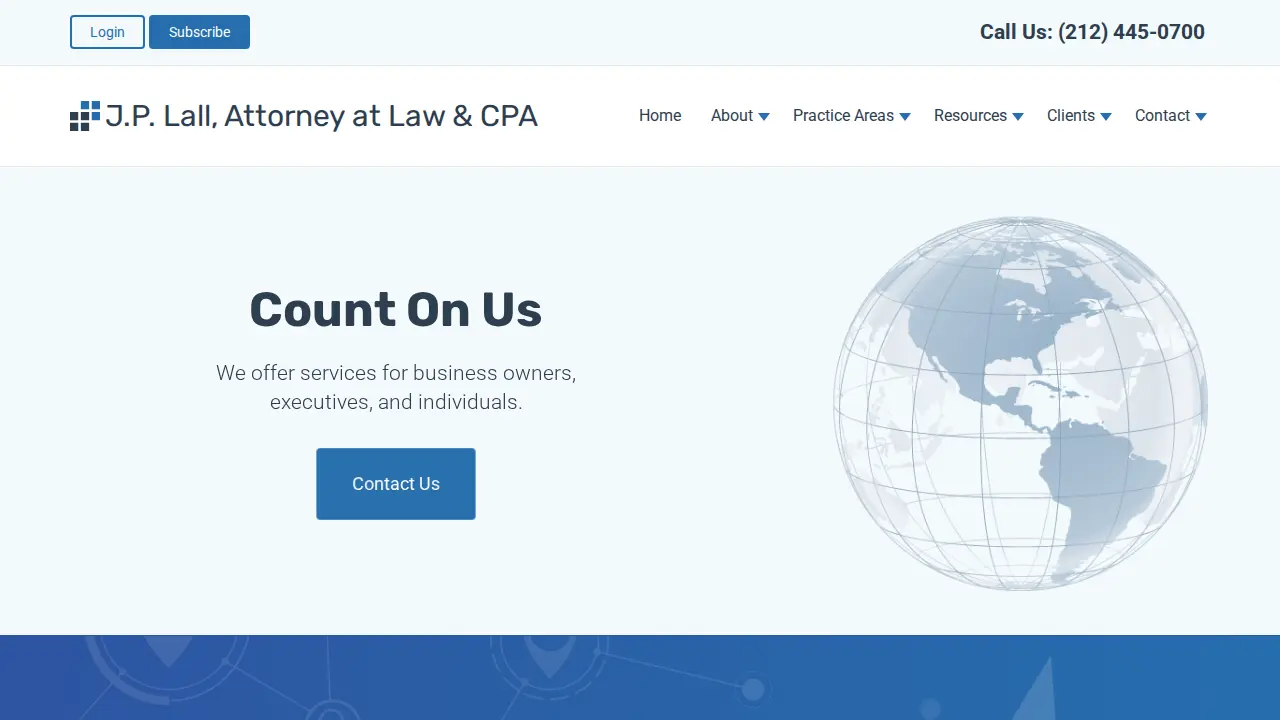 J P Lall PC page