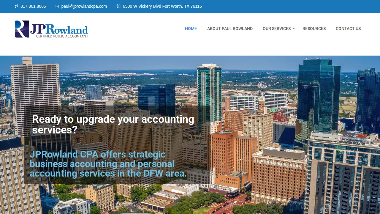 JP Rowland CPA page