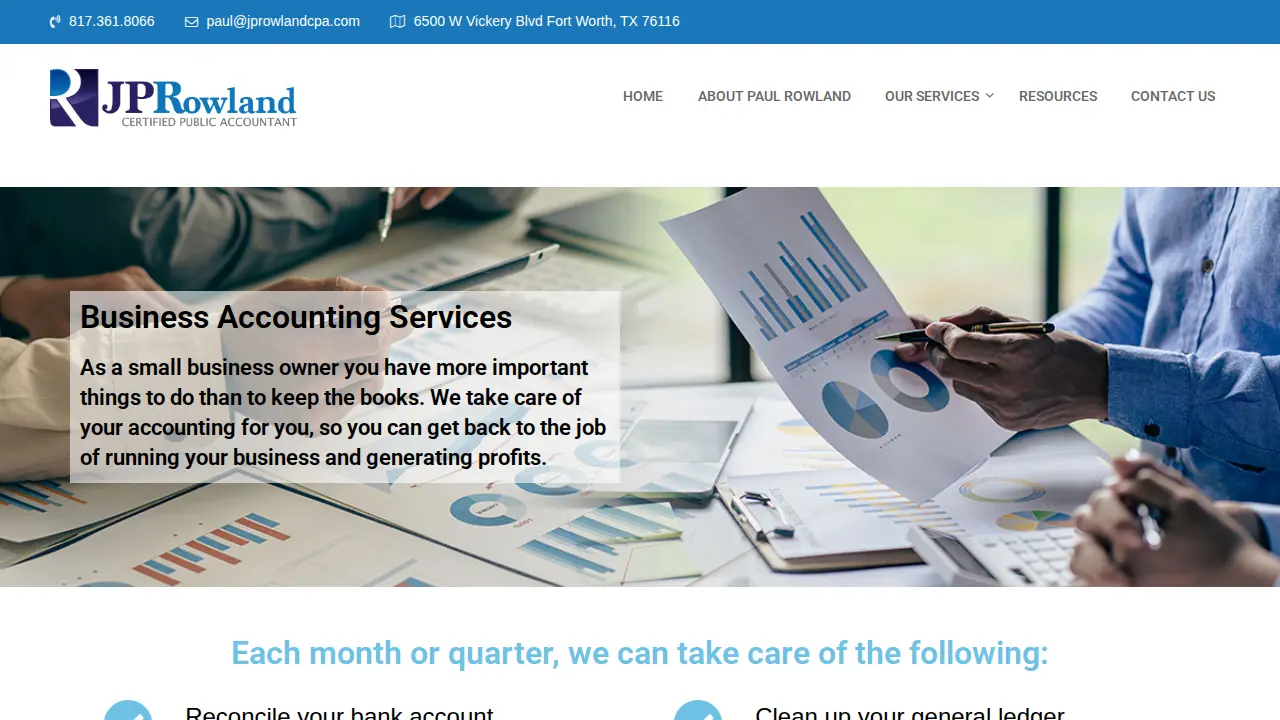 JP Rowland CPA page