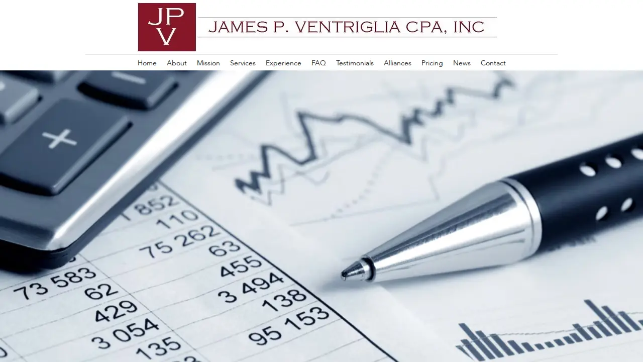 James P Ventriglia Inc page