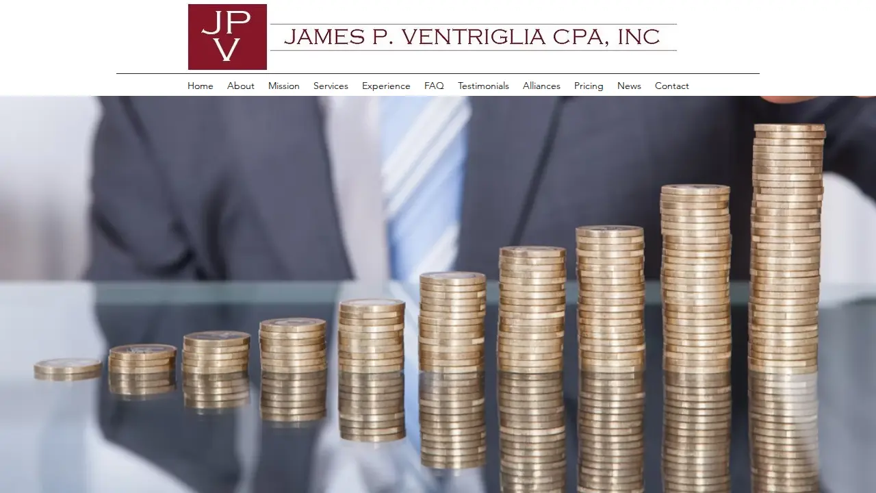 James P Ventriglia Inc page