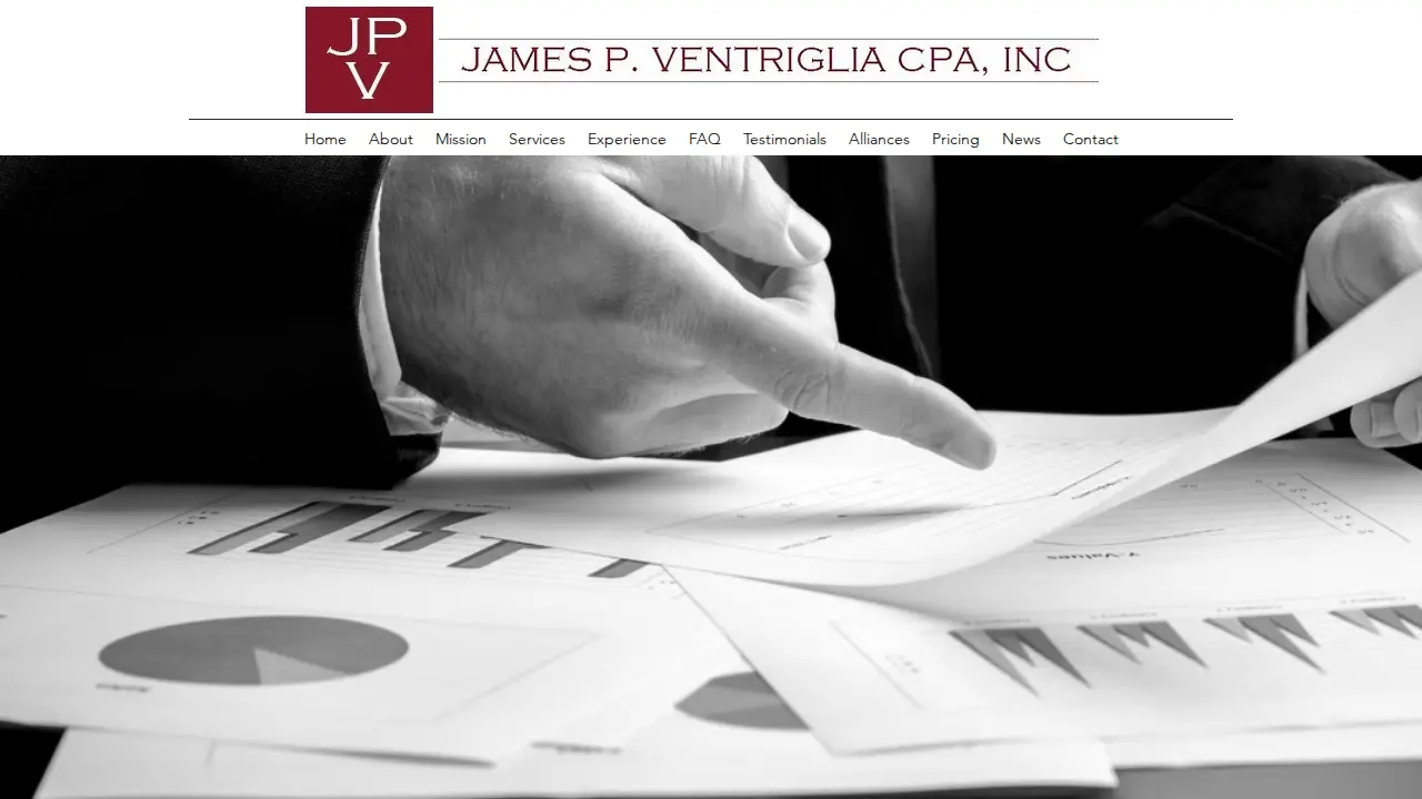 James P Ventriglia Inc page