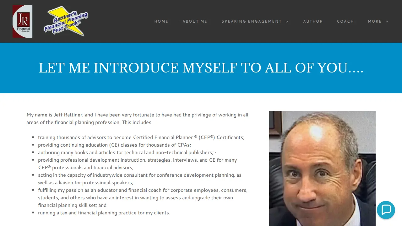 J R Financial Group Inc page