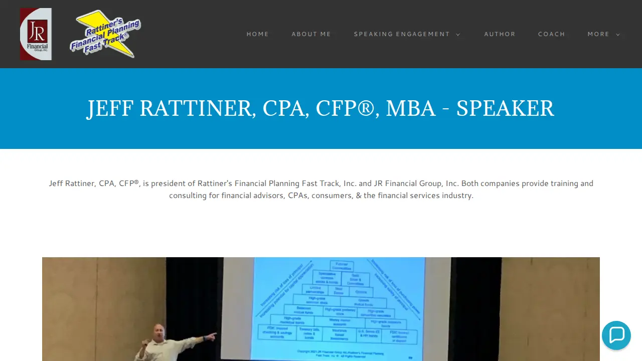 J R Financial Group Inc page