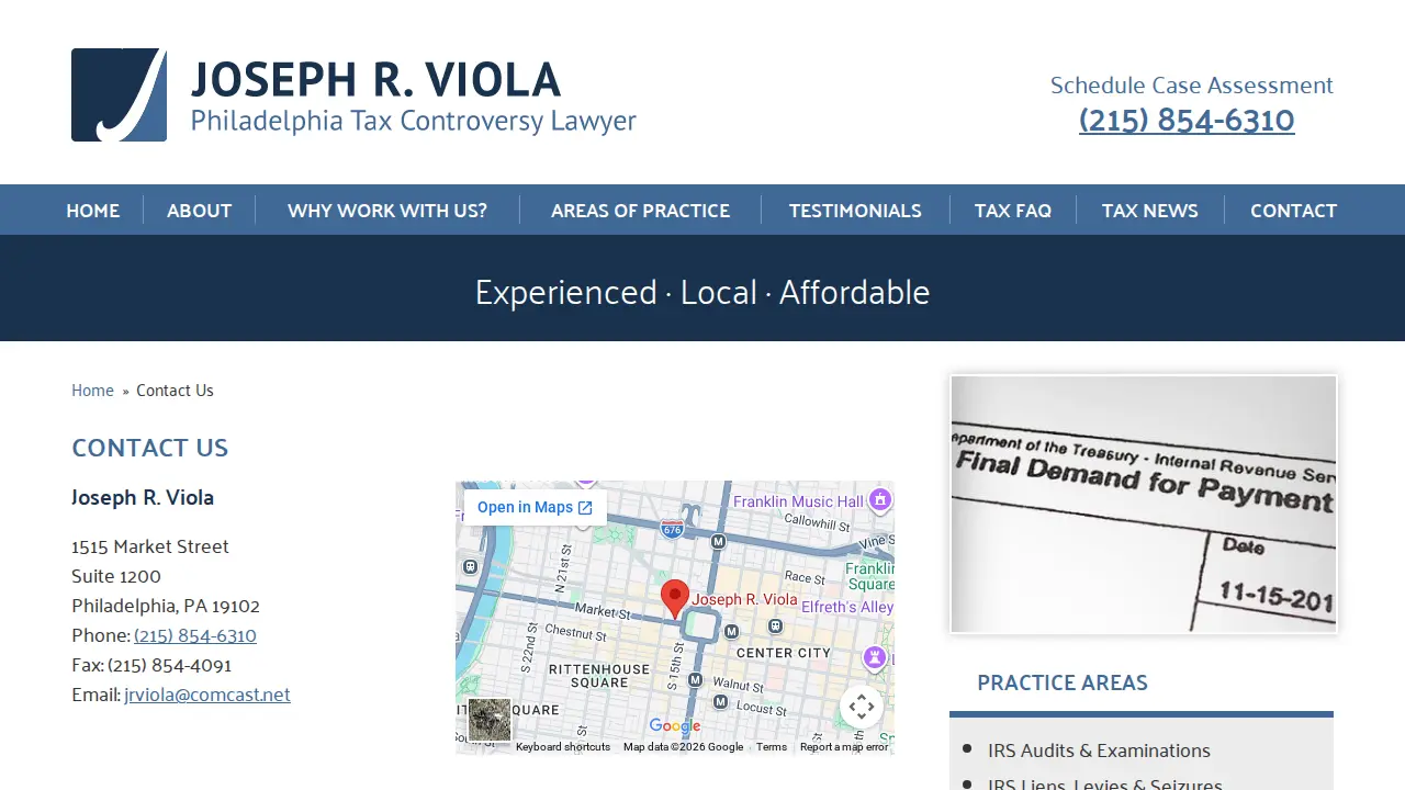 Joseph R. Viola page