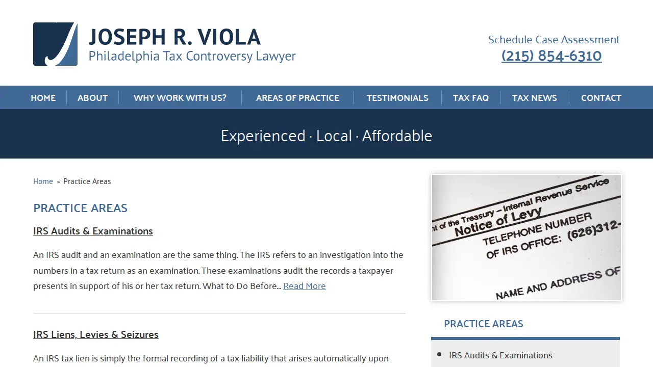 Joseph R. Viola page