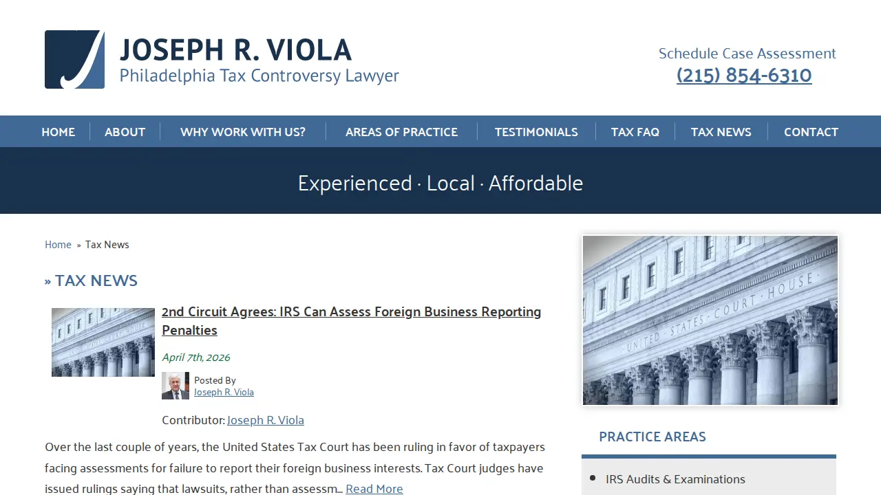Joseph R. Viola page