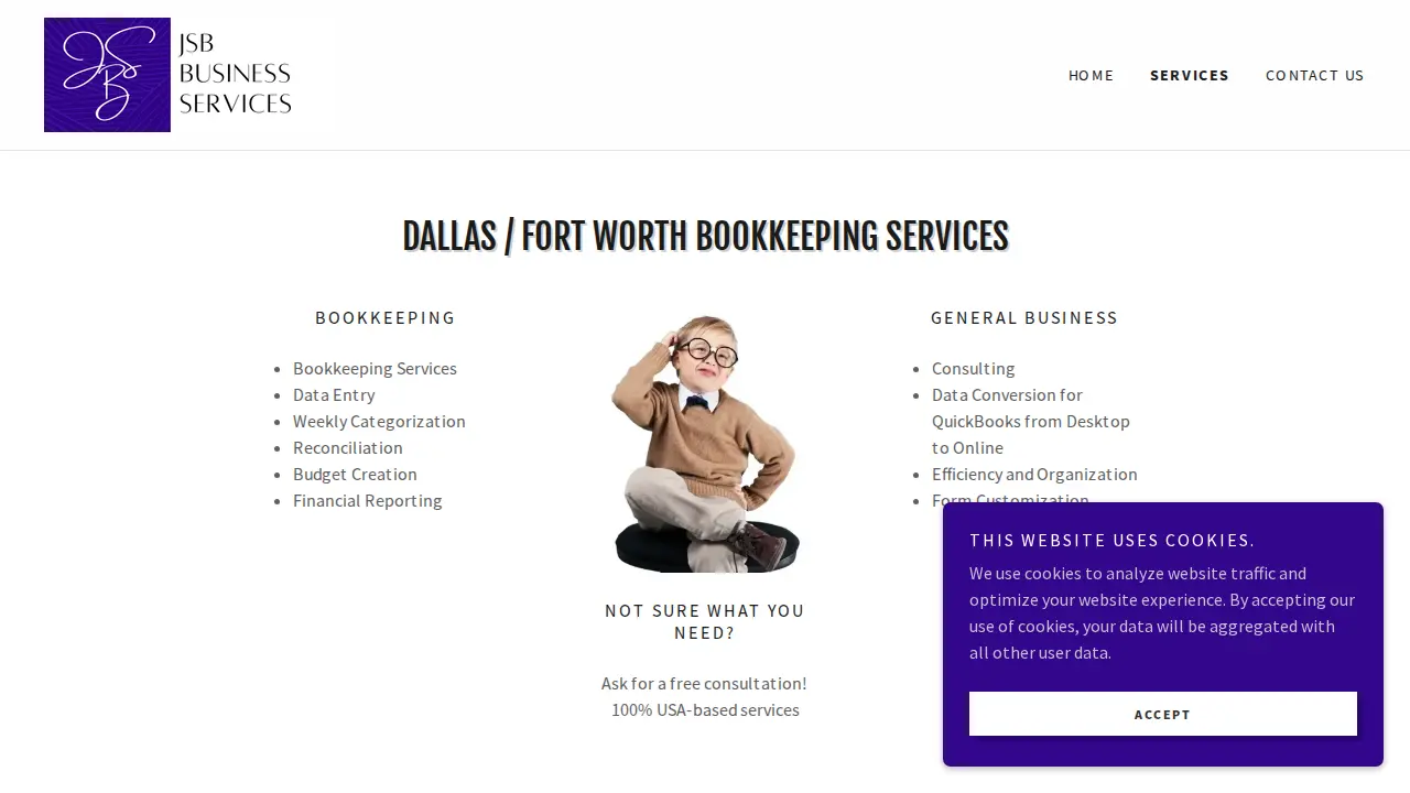 JSB Business Services page