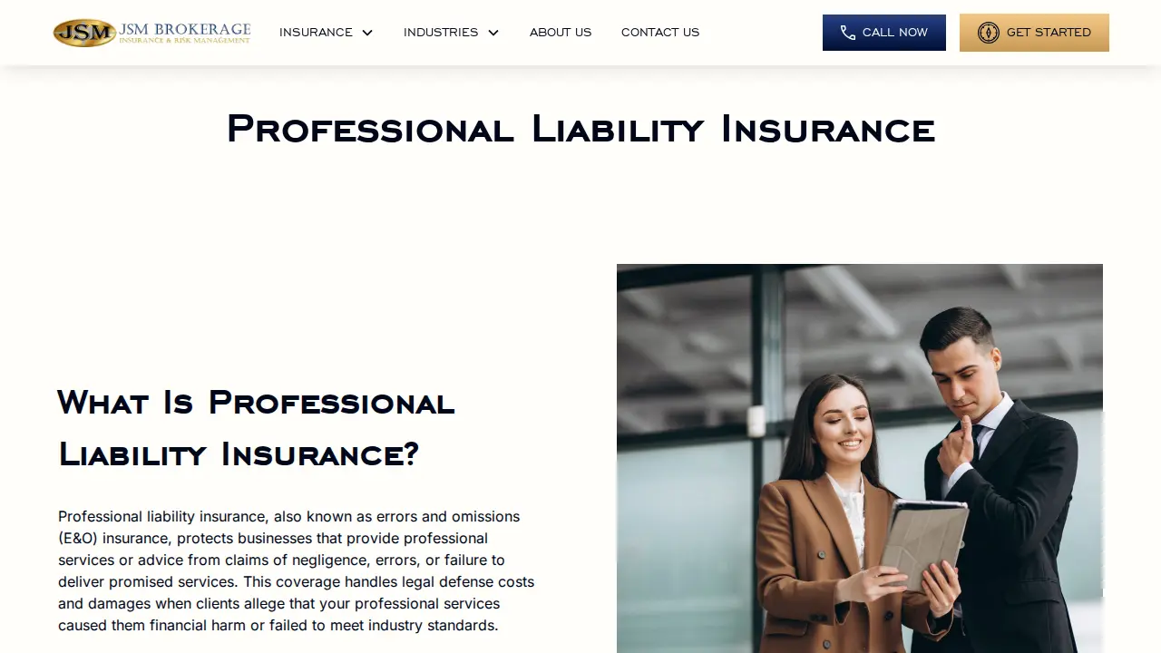 JSM Brokerage, Inc. page