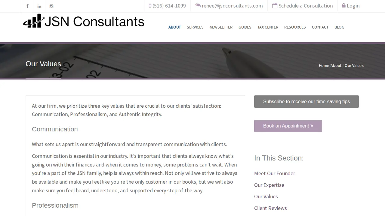 JSN Consultants LLc page